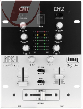 Stereo-DJ-Mischpult - MPX-1/SW